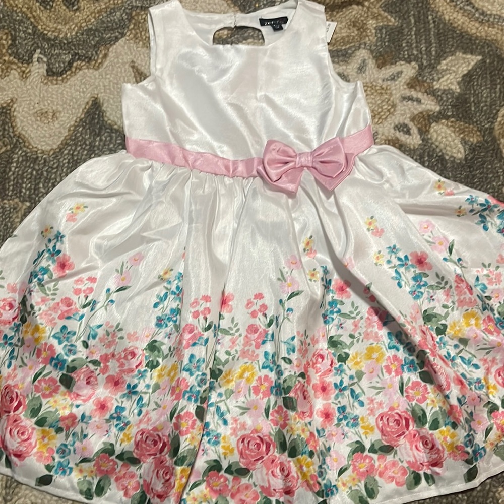 Toddler Girl’s 5T Zenzi Floral formal dress